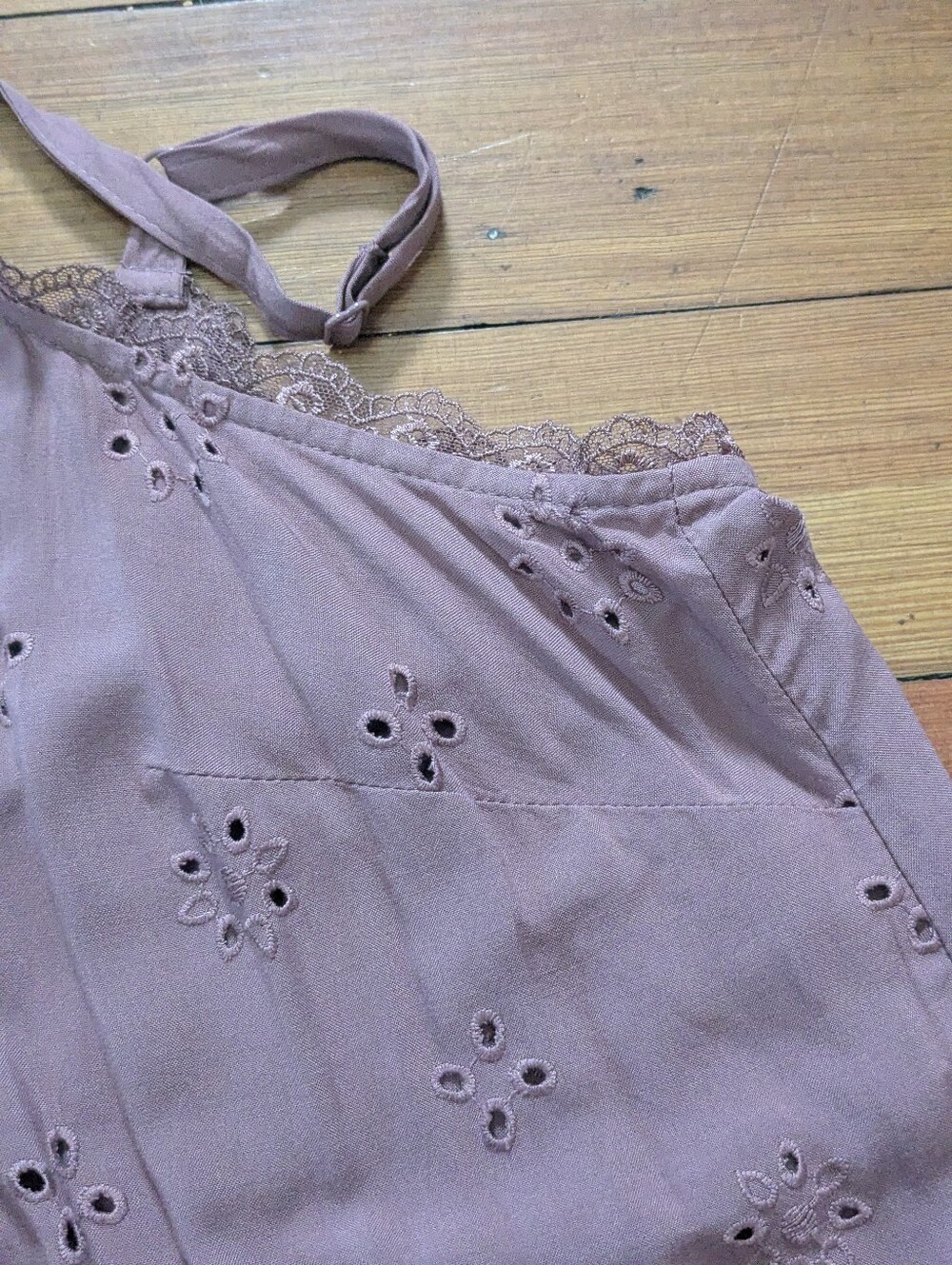 TORRID Sophie Eyelet Swing Cami - Size 00 - Picture 8 of 12